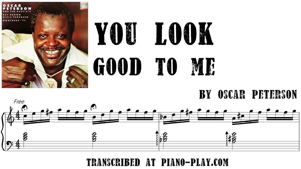 Oscar Peterson - You Look Good To Me transcription in PDF ...