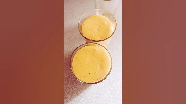 Apple Peach Mango Smoothie 🍎🥭🍑 | Healthy & Refreshing Drink Recipe
