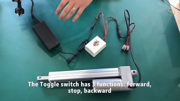Linear Actuator + remote controller + Toggle switch