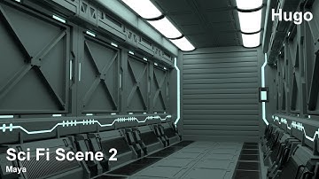 [Maya] Sci Fi Scene 2