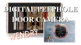 Digital Door Peephole Camera | Motion Sensor | Wendry
