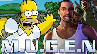 CARL JOHNSON (CJ) VS HOMERO SIMPSON [ MÁXIMA DIFICULTAD ]