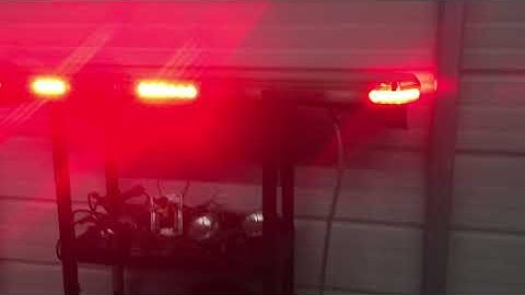 Code3 2100 LED lightbar RED