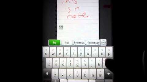 HTC Flyer - Reader app and annotations