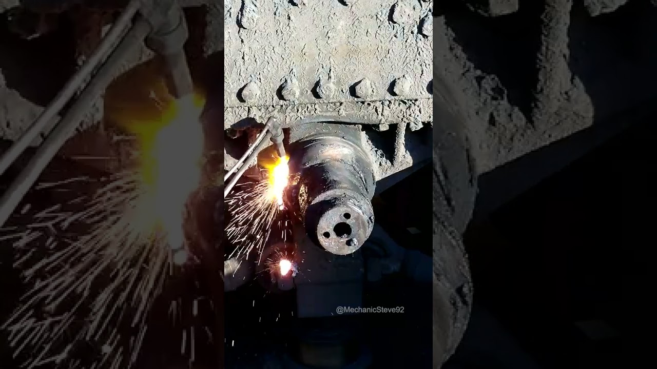 Repair the shaft head thread, and the bearing. YouTube