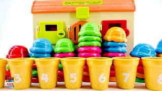 kids count ice cream while learning count 10 colors best