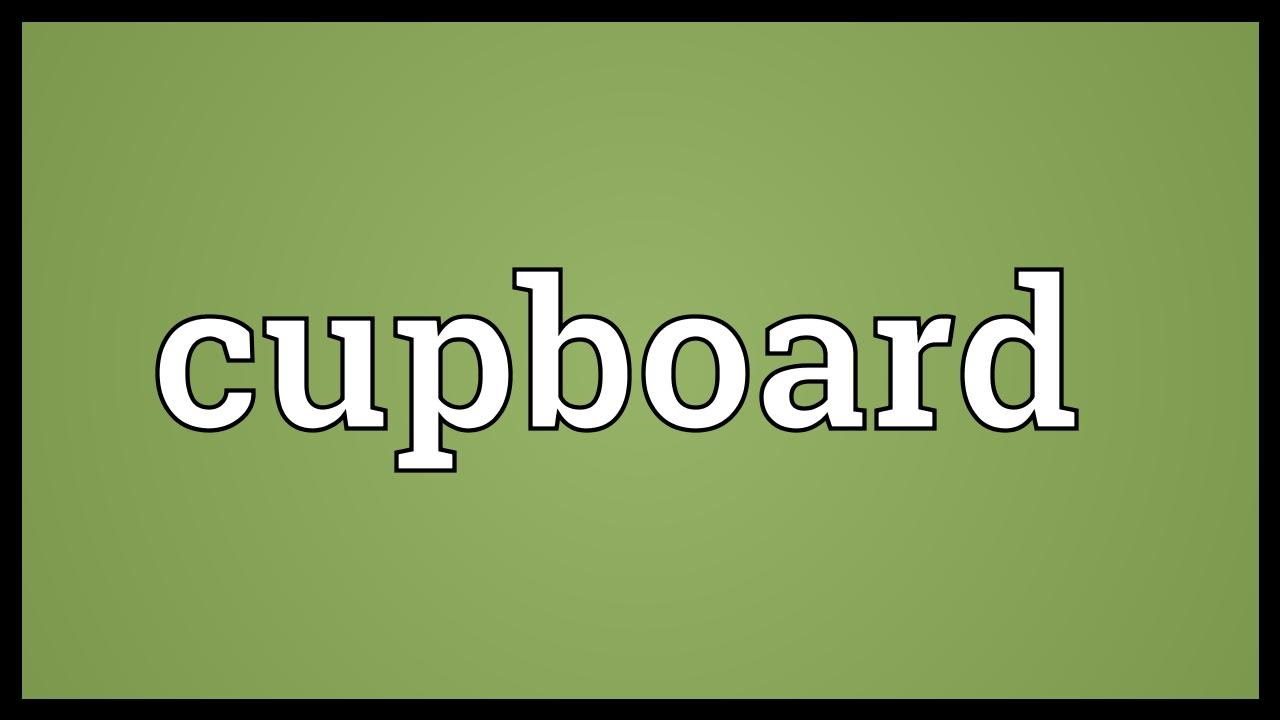  Cupboard Meaning  YouTube