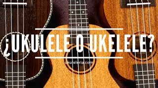 Ubrugelig gift udtale Ukulele o Ukelele? - YouTube