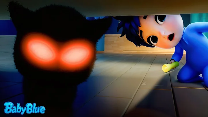 Afraid Of The Dark | Monsters Aren't Real | Baby Blue Nursery Rhymes & Kids Songs | Minibus