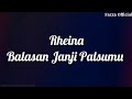 Leon - Balasan Janji Palsumu - Rheina Cover ( Lirik )