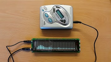 AKTech 2515 Music Spectrum Analyzer + Walkman Sony WM-FX481