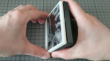 Enclosure for pimoroni inkywHAT and raspberry pi zero