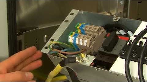 5 Installation RBS 6102 connecting the power