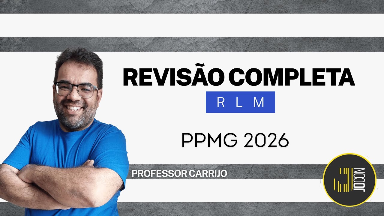 Tim Rutledge Ppmg Revisão COMPLETA de RLM - PPMG 2026 (Jornada Concursos) - YouTube