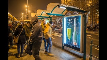 Gancia sparkling OOH campaign | JCDecaux Hungary