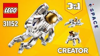 LEGO® Creator 3in1 Space Astronaut (31152)[647 pcs] Viper Jet & Dog | Instructions @TopBrickBuilder