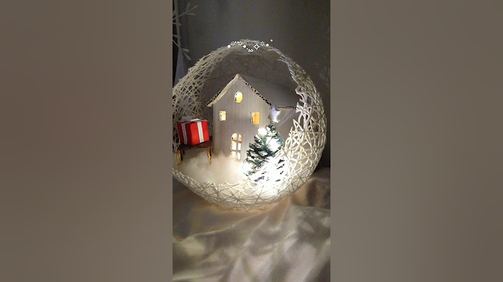 DIY Christmas decoration idea !! #christmas #christmasdecor #shorts