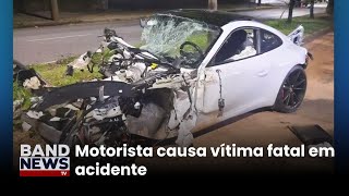 Acidente matou amigo do motorista do Porsche | BandNewsTV