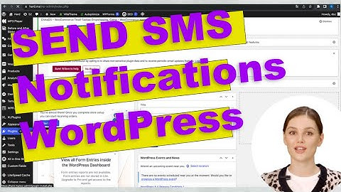 SEND SMS WORDPRESS ( Notifications, Scheduling , Reply Automatic, Bulk SMS ) - Tutorial