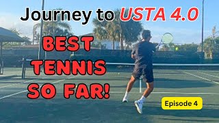 The BEST tennis I’ve played so far
