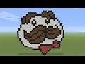 Minecraft Pixel Art -  Pringles Face