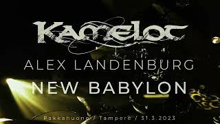 KAMELOT Alex Landenburg &#39;New Babylon&#39; Drumcam / Tampere 31.3.2023