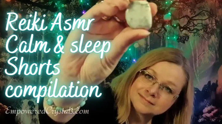 Reiki for calm & sleep. Asmr crystal healing shorts compilation