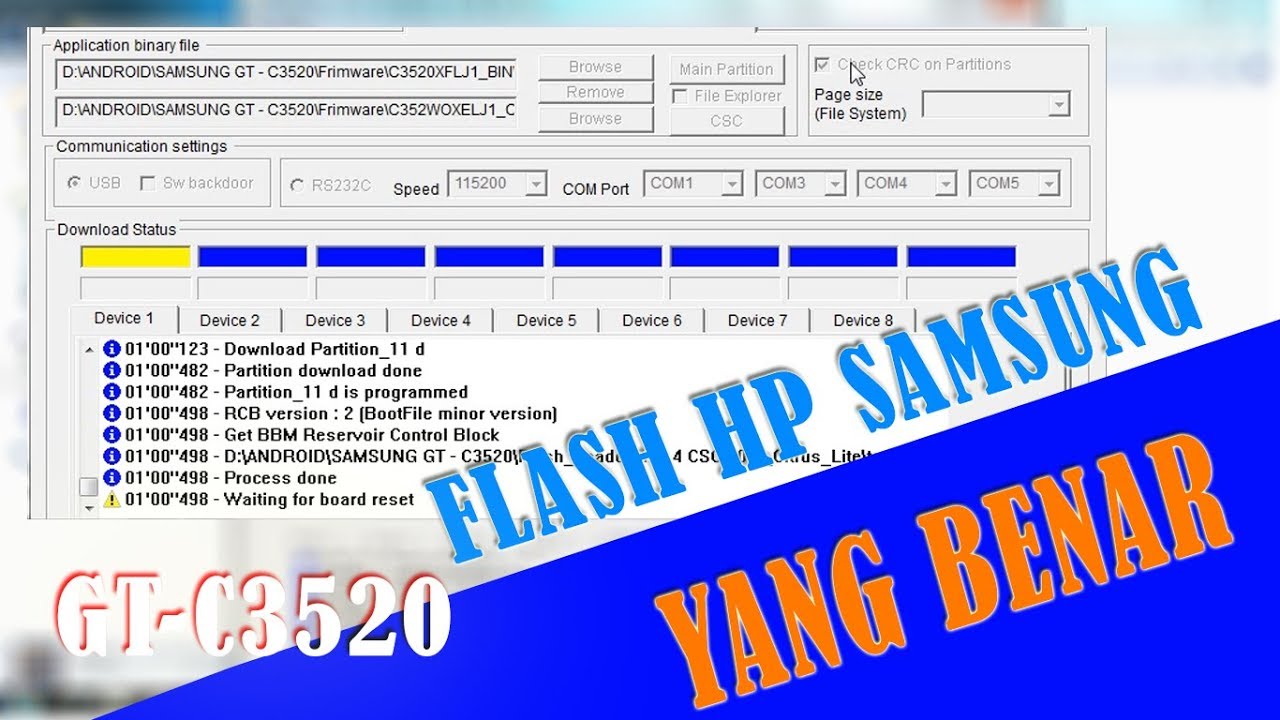 Cara Flash Hp Samsung Gt C3520 By Arie Cellular