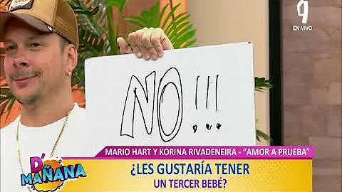 Mario Hart y Korina Rivadeneira en "Amor a prueba"