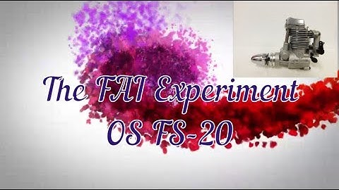 FAI Experiment OS FS-20 (80/20 FAI)
