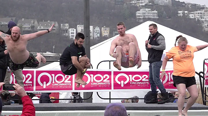 SLOW MOTION Video of the 2019 Cincinnati Polar Plunge