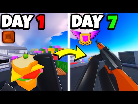 I Mastered RANKED In 7 Days In Roblox Rivals 