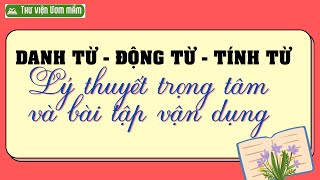 DANH TỪ - ĐỘNG TỪ - TÍNH TỪ (Kiến thức trọng tâm và bài tập vận dụng)