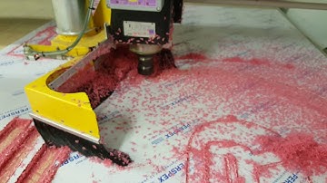 CNC Router Cutting Letter 8mm plexiglass