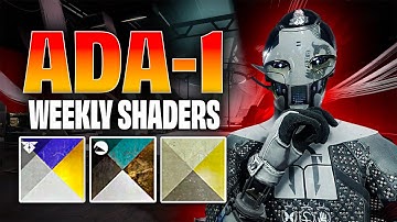 Ada-1 weekly SHADERS Don