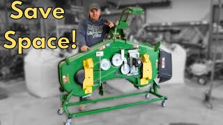 Maximize Your Space: Innovative Mower Deck Storage Solutions for Compact Tractors!