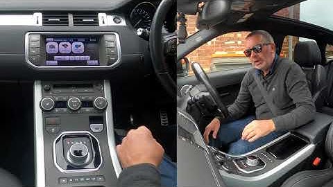 How to Set The Sat Nav in a  2013 Range Rover Evoque