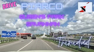 May 2023. Trinidad, Caribbean. A drive from Piarco airport to Queen's Park Savannah POS