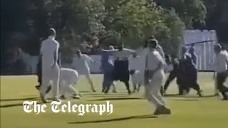 video: Just not cricket: Watch as amateur match descends into mass brawl