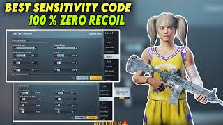 New Update 3.1Best Sensitivity code + Control Settings Pubg Mobile /Bgmi Sensitivity Settings