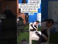 Speed glitches out and backflips on his setup near his girlfriend 😅