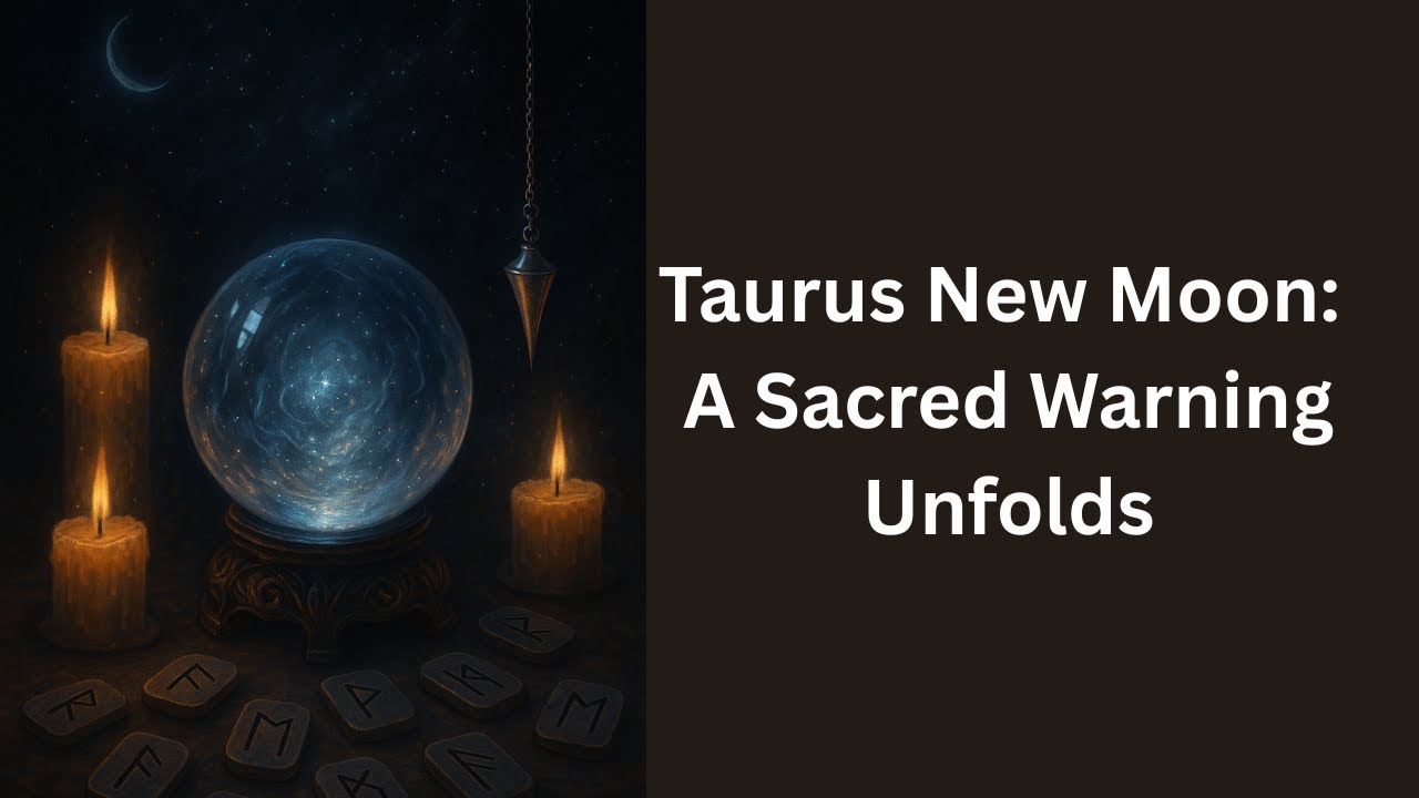 Taurus New Moon: A Warning from the Orbs, the Runes & the Pendulum ...