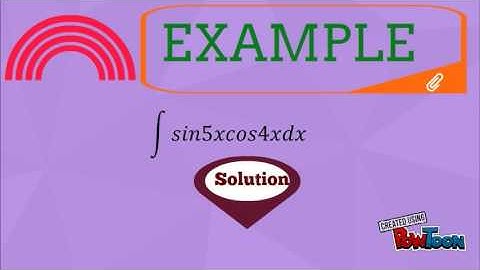 Integration Of Trigonometric Functions