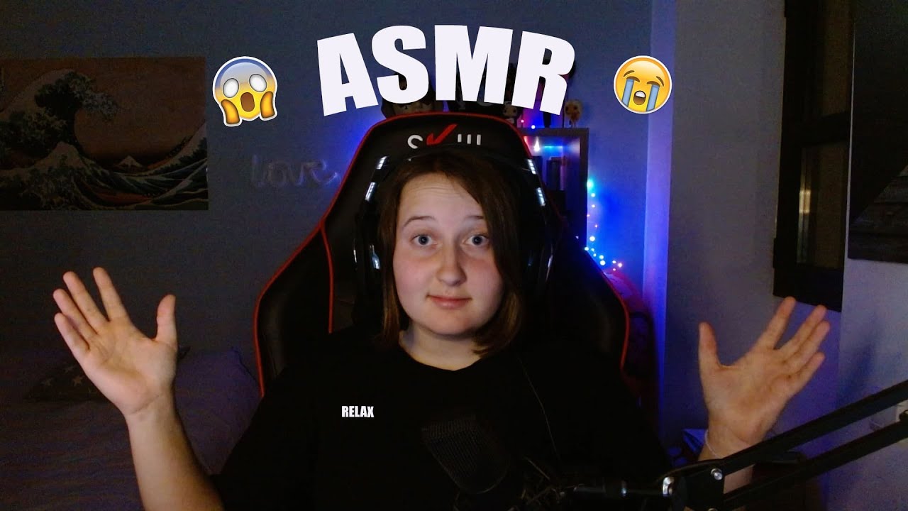 Je teste l'ASMR pour la première fois 😴( c'est n'importe quoi ! 😭) YouTube