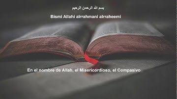 LA SURA QUE ABRE EL LIBRO سورة الفاتحة