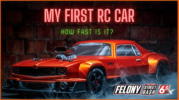 Arrma Felony - My First RC Car.... Stock Speed Runs 87mph! And Bashing....Plus the Police Show Up!