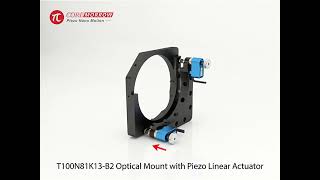 Optical Mount with Piezo Linear Actuator for Mirror Deflection, from CoreMorrow