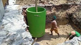 RCC CONCRETE NON FILLING BIO SEPTIC TANK INSTALLATION @THIRUVALLUR #biodon #bioseptictank