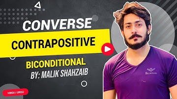 #3 Inverse Converse Contrapositive of conditional and biconditional statements discrete mathematics