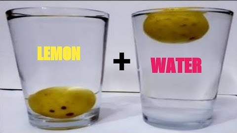 LEMON WATER SALT EXPERIMENTS MARKET VIDEO
